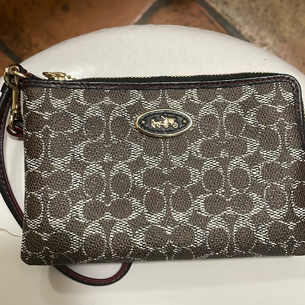 Coach wristlet. Never used.